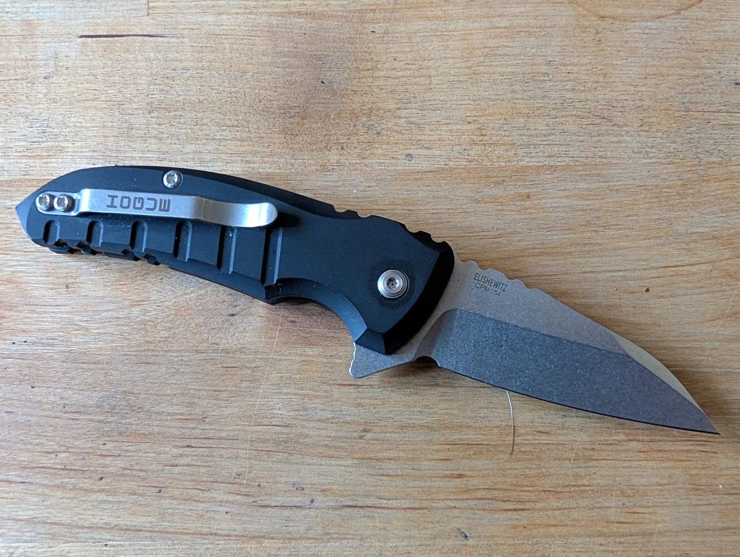 HOGUE X1 Microflip Couteau pliant Button Lock CPM 154 MUGEN KNIVES