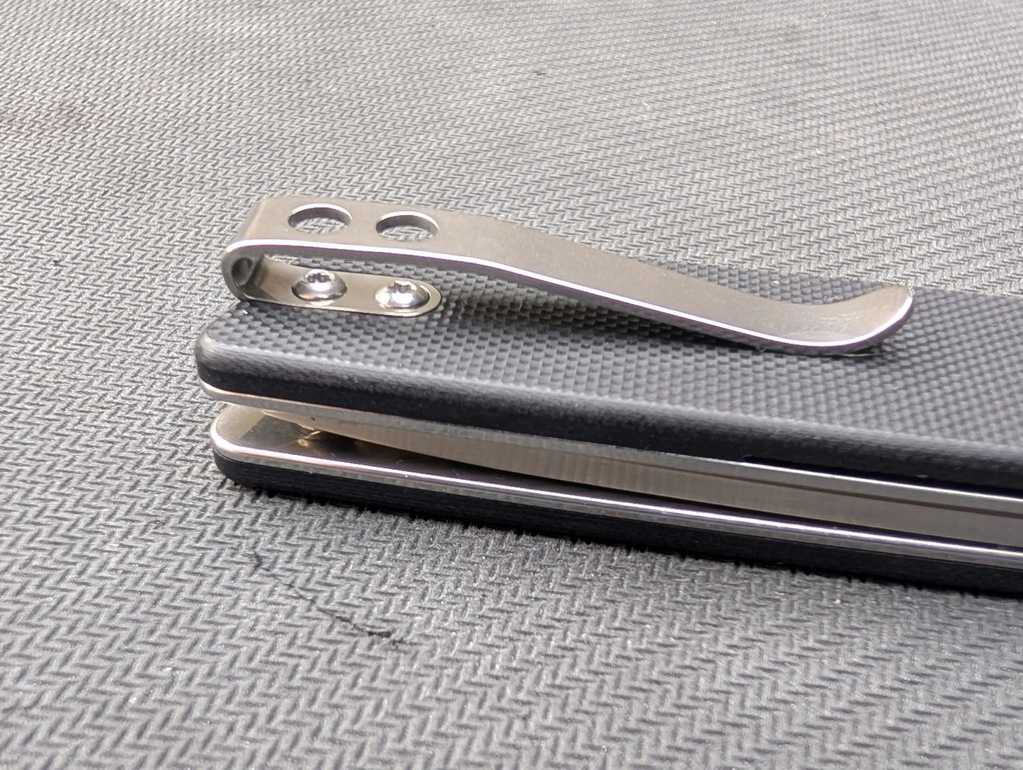 KIRITO - G10 NOIR/ D2 - Couteau EDC pliant Flipper/ linerlock - MUGEN KNIVES