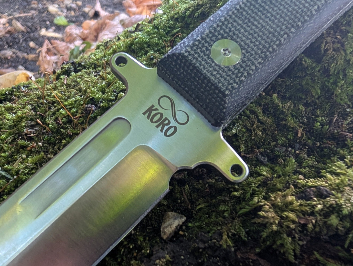 KORO - MICARTA NOIR / 14C28N - Couteau fixe MUGEN KNIVES