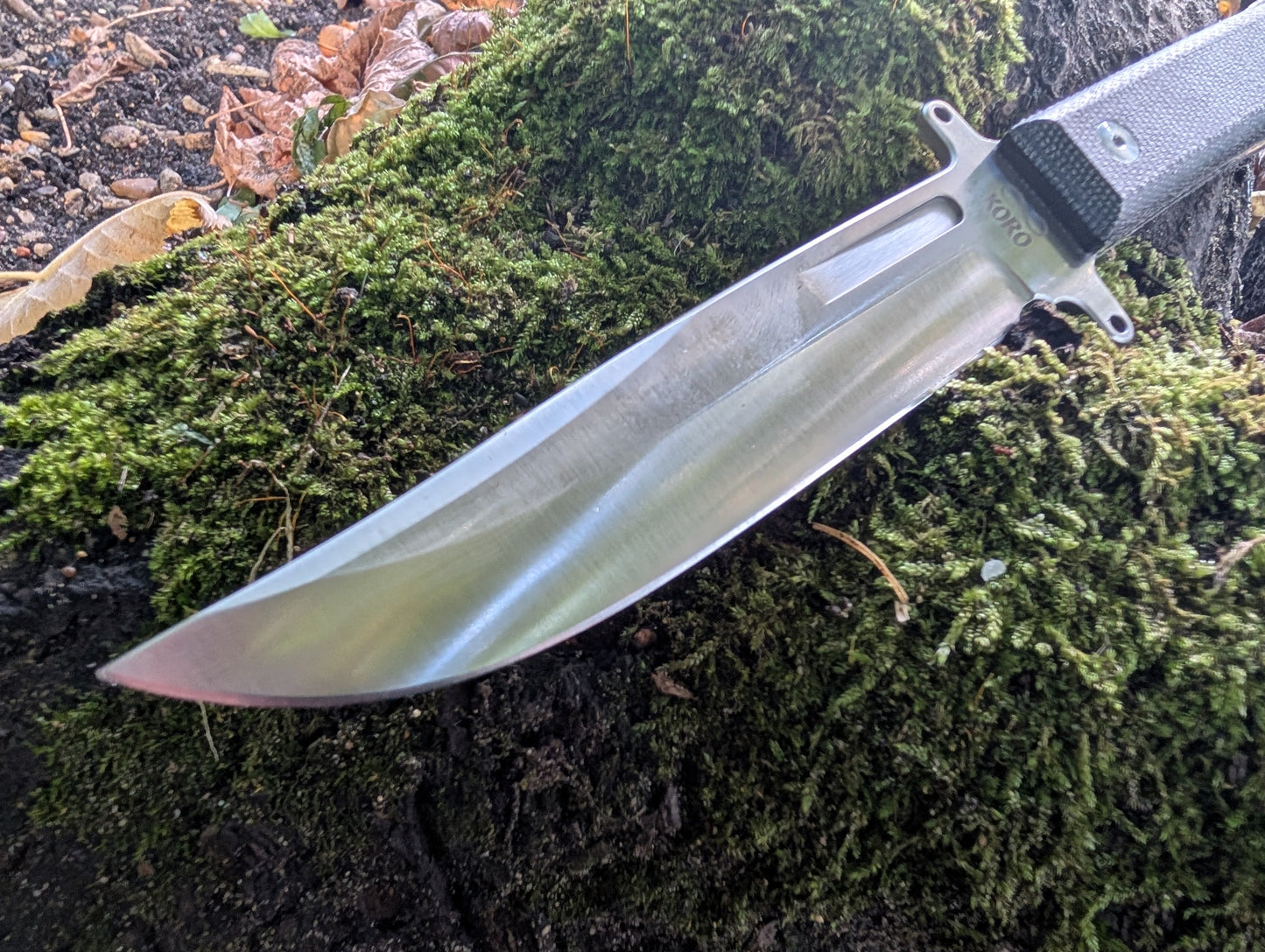 KORO - MICARTA NOIR / 14C28N - Couteau fixe MUGEN KNIVES