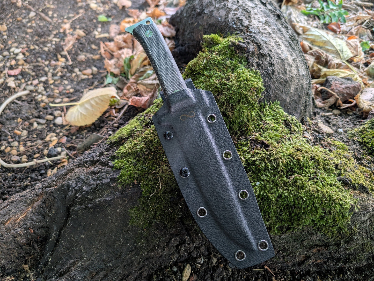 KORO - MICARTA NOIR / 14C28N - Couteau fixe MUGEN KNIVES