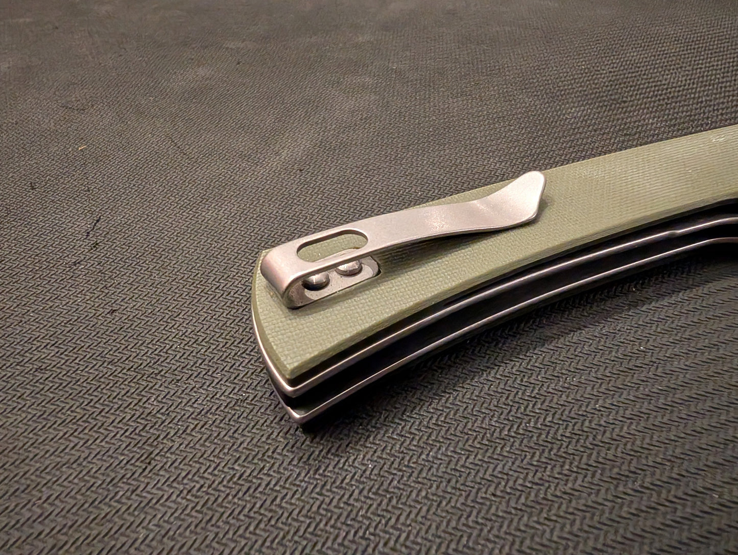 EIKONIC RCK9 Couteau EDC D2 G10 Linerlock Design RAMON CHAVEZ MUGEN KNIVES