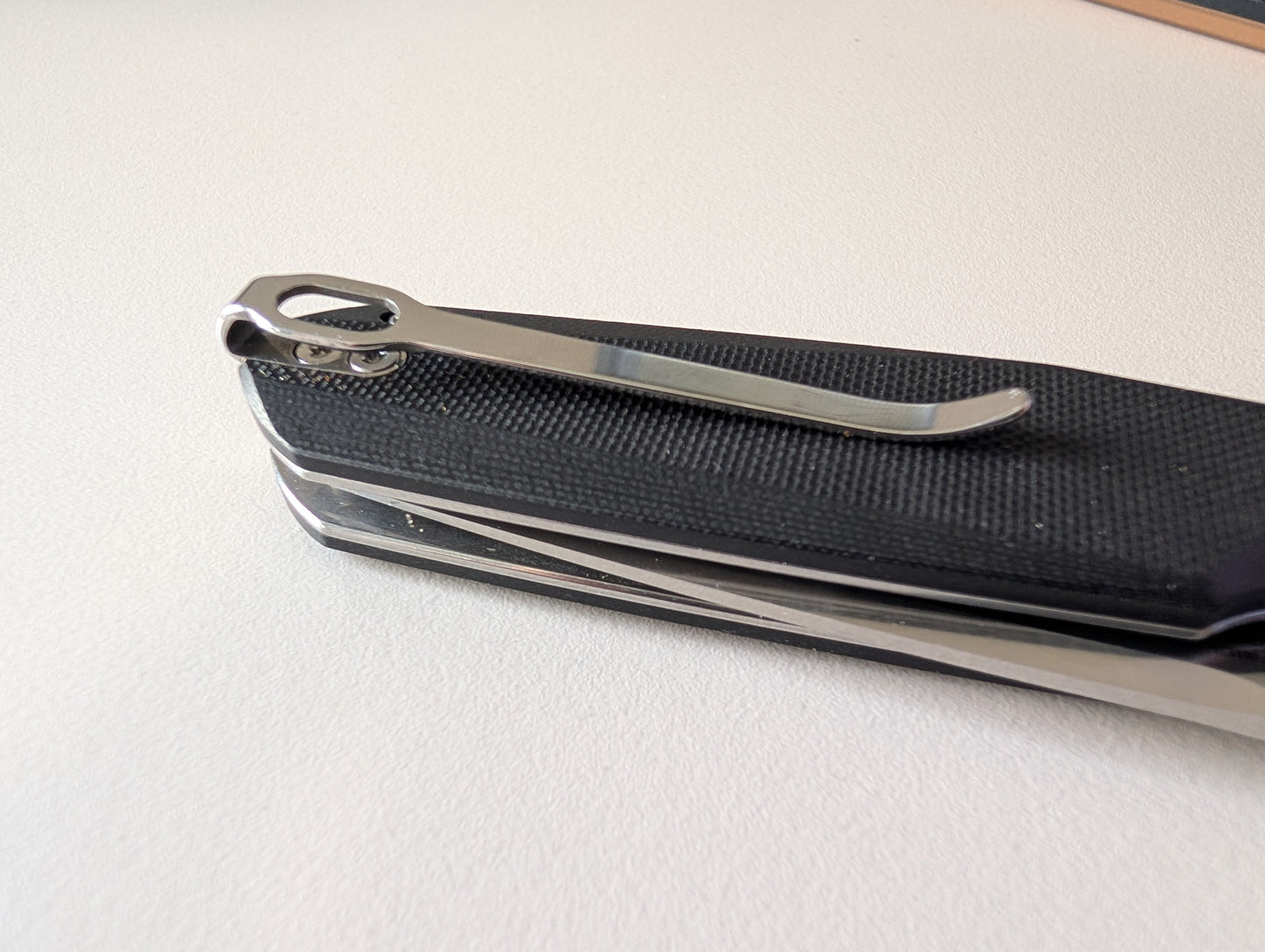 BESTECHMAN VELIX Couteau EDC 14c28n G10 Buttonlock MUGEN KNIVES