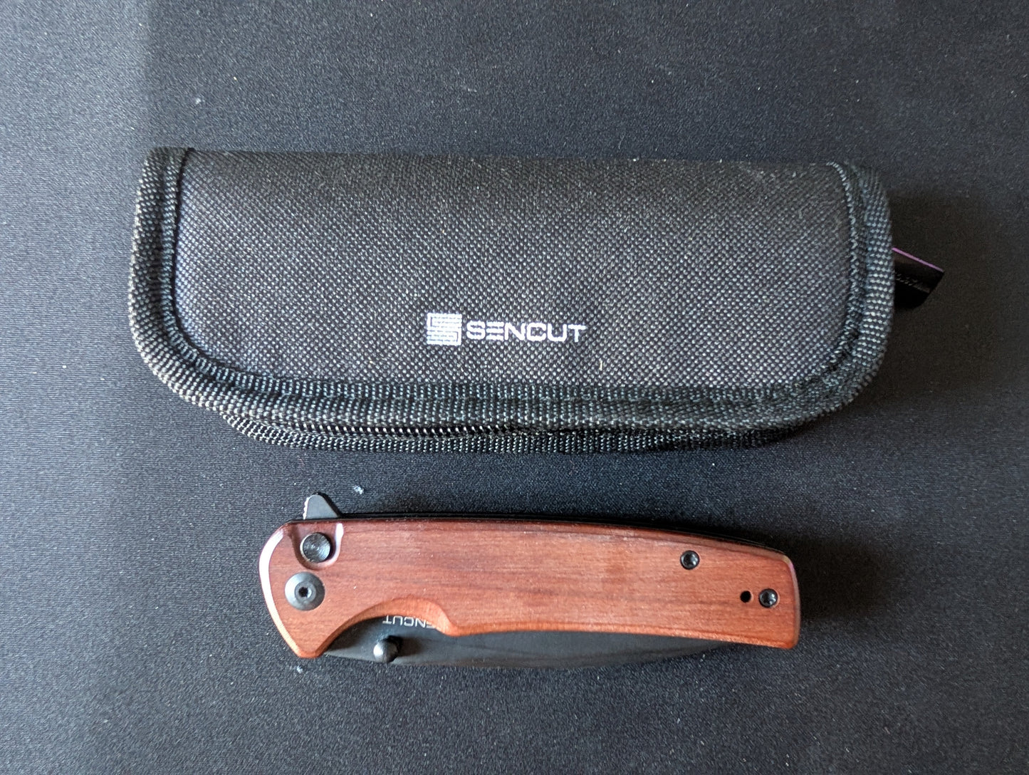 SENCUT SACHSE Couteau EDC 9Cr18MoV Cuibourtia Linerlock MUGEN KNIVES