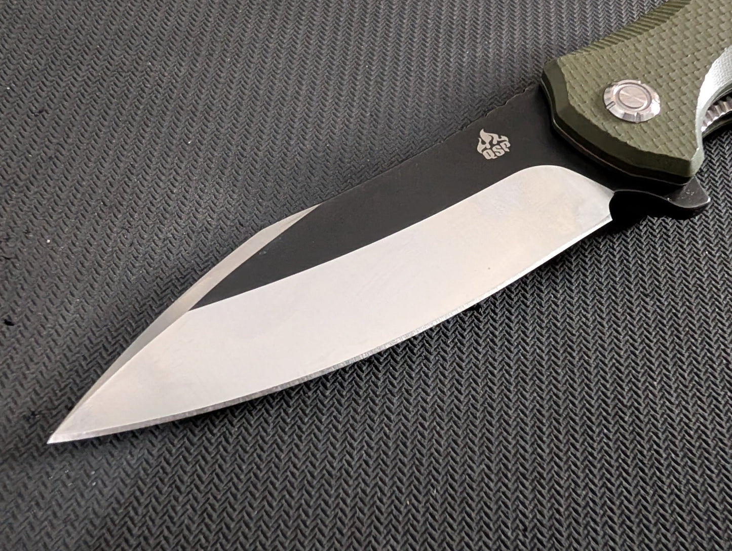 QSP SNIPE Couteau EDC D2 G10 Linerlock MUGEN KNIVES