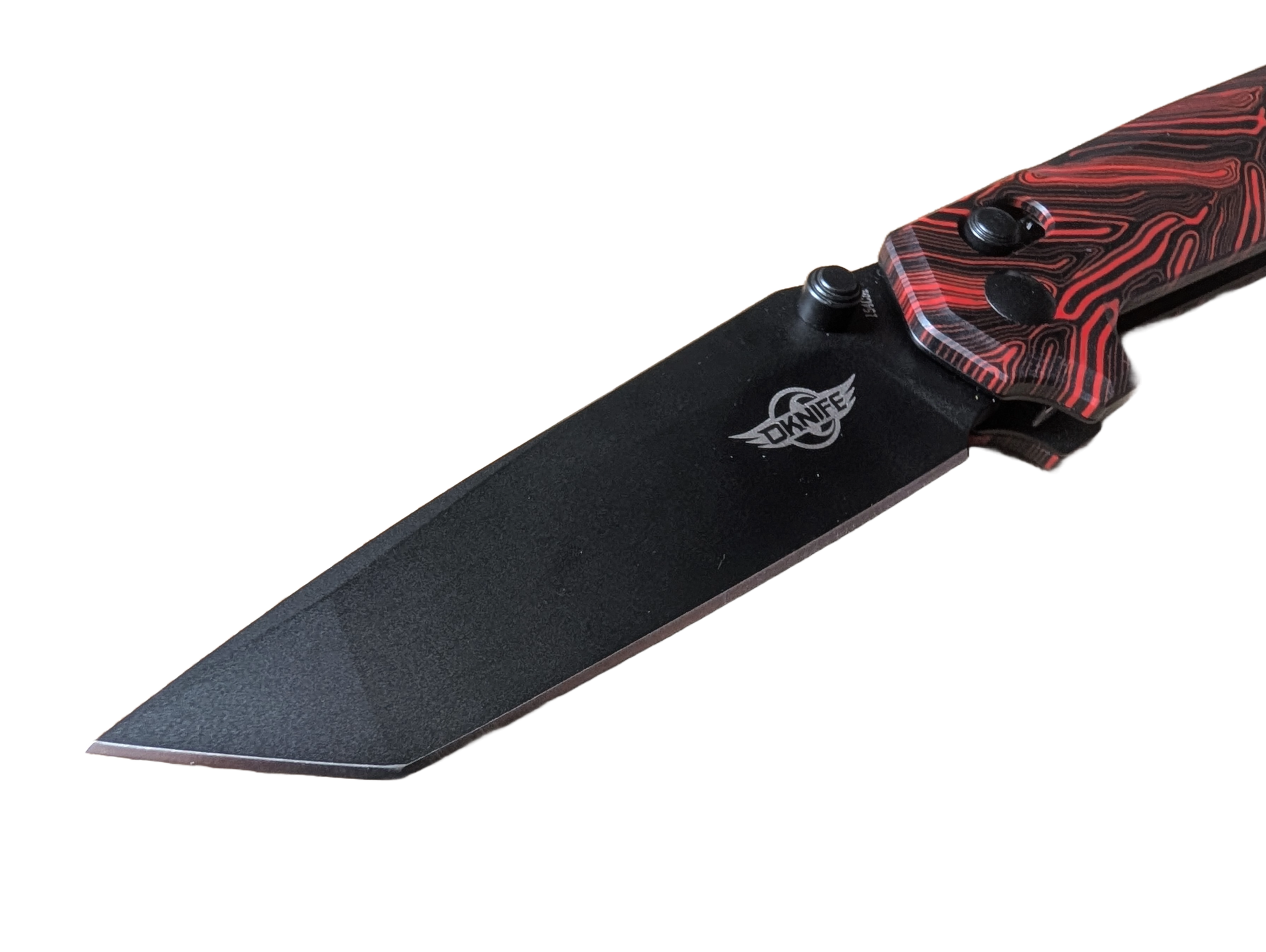 OKNIFE RUBATO couteau pliant EDC Rail Lock 154CM Damascus G10 MUGEN KNIVES