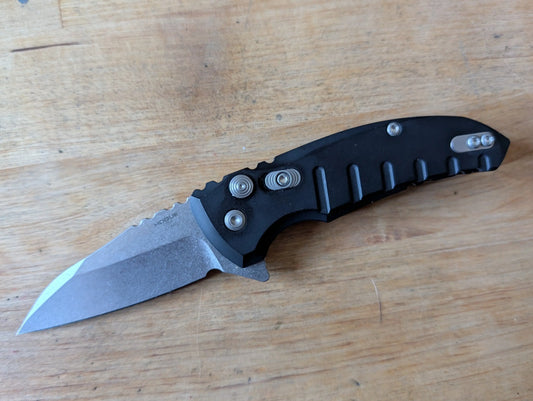 HOGUE X1 Microflip Couteau pliant Button Lock CPM 154 MUGEN KNIVES