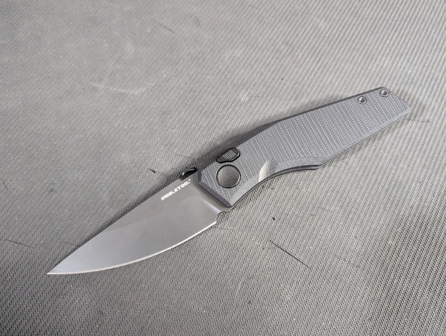 REAL STEEL SPECTRUM Couteau EDC NITRO-V G10 Buttonlock MUGEN KNIVES