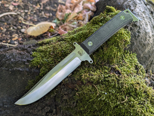 KORO - MICARTA NOIR / 14C28N - Couteau fixe MUGEN KNIVES