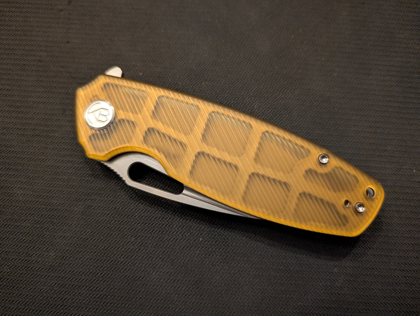 KUBEY TITYUS Couteau EDC 14C28N ULTEM Linelock MUGEN KNIVES