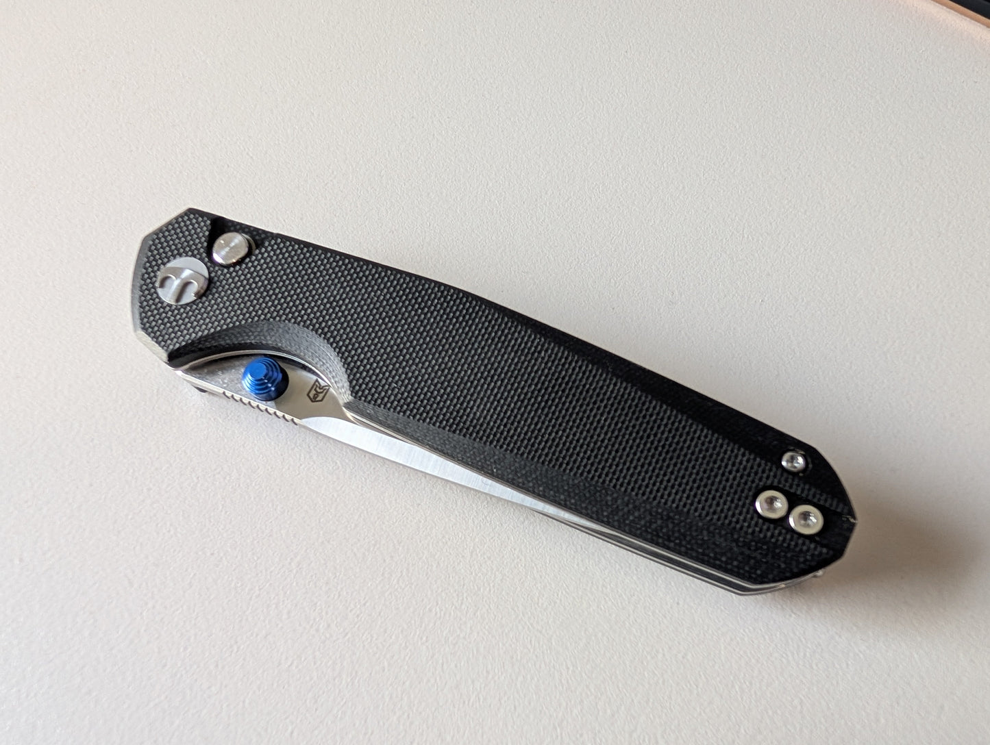 BESTECHMAN VELIX Couteau EDC 14c28n G10 Buttonlock MUGEN KNIVES