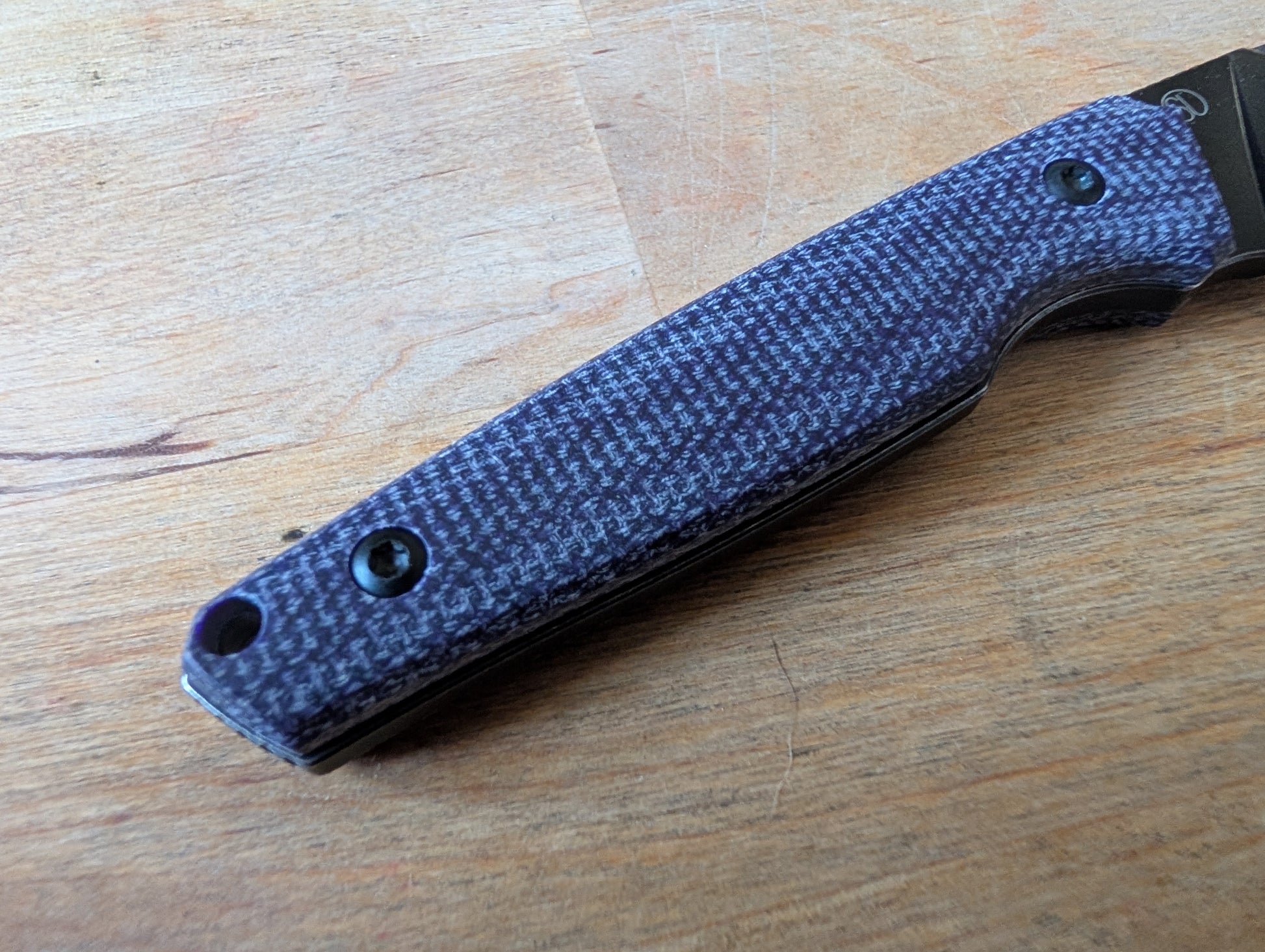 TENABLE PARR Couteau Fixe EDC 14c28n Micarta MUGEN KNIVES