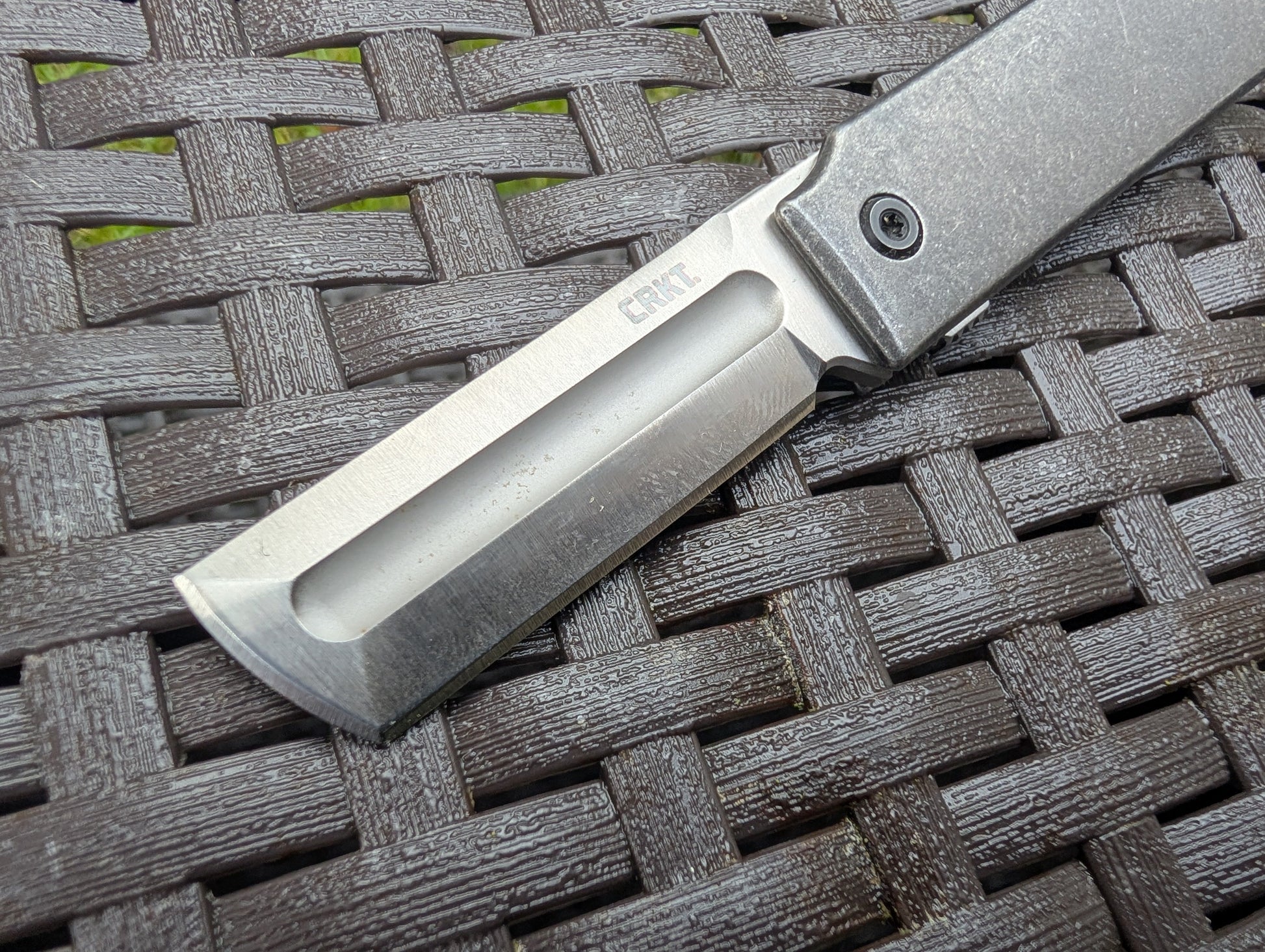 CRKT MINIMALIX Couteau EDC 12C27 ACIER INOX Framelock MUGEN KNIVES