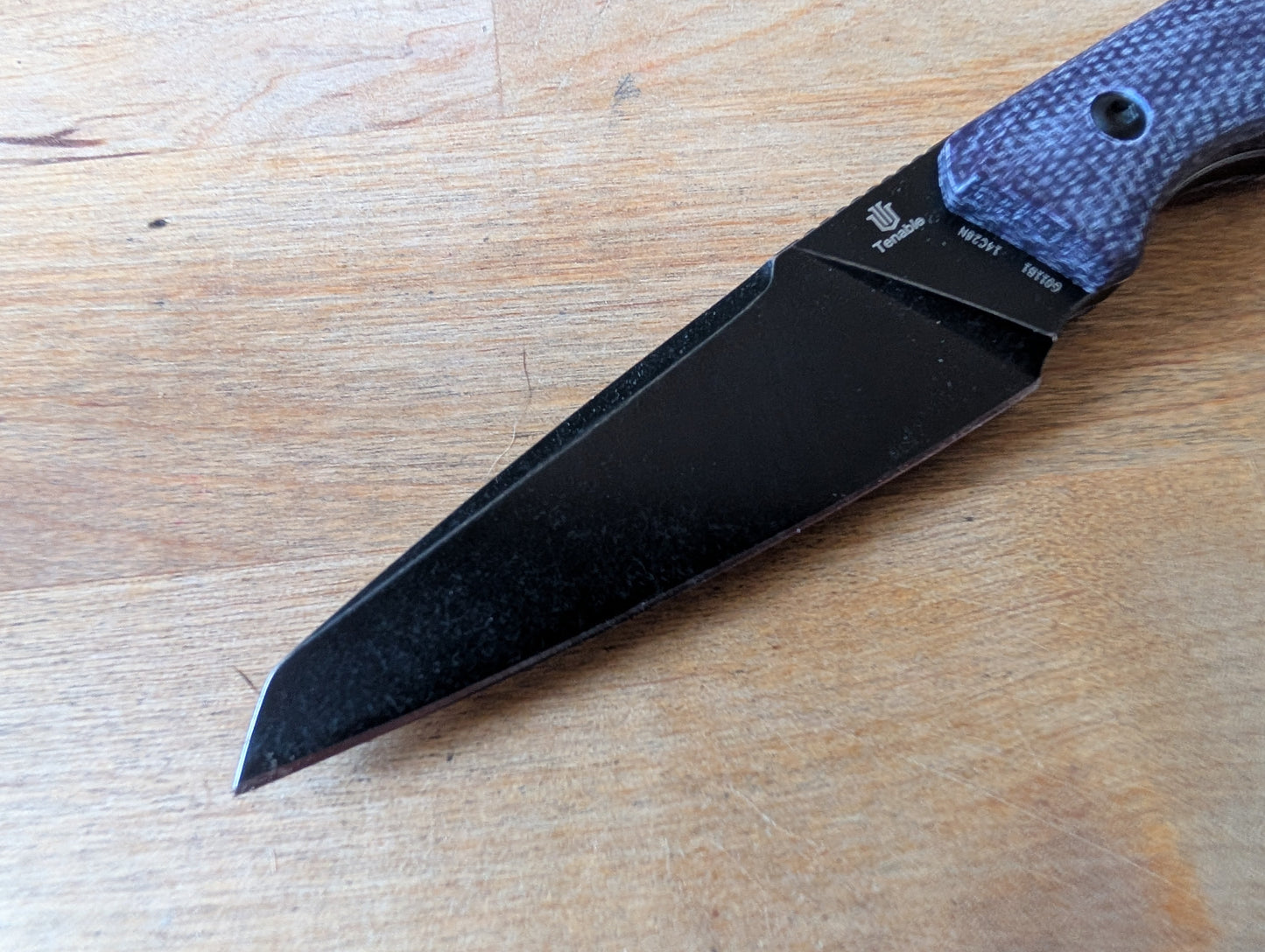 TENABLE PARR Couteau Fixe EDC 14c28n Micarta MUGEN KNIVES