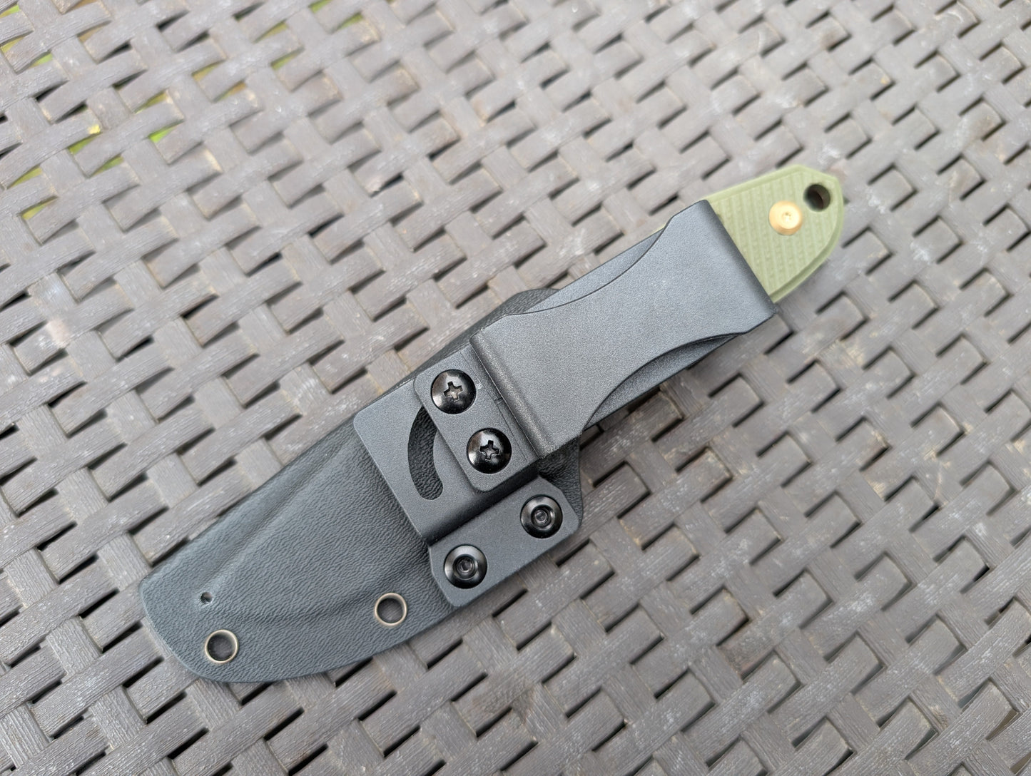 TENABLE TINY DANCER Couteau Fixe EDC D2 G10 MUGEN KNIVES