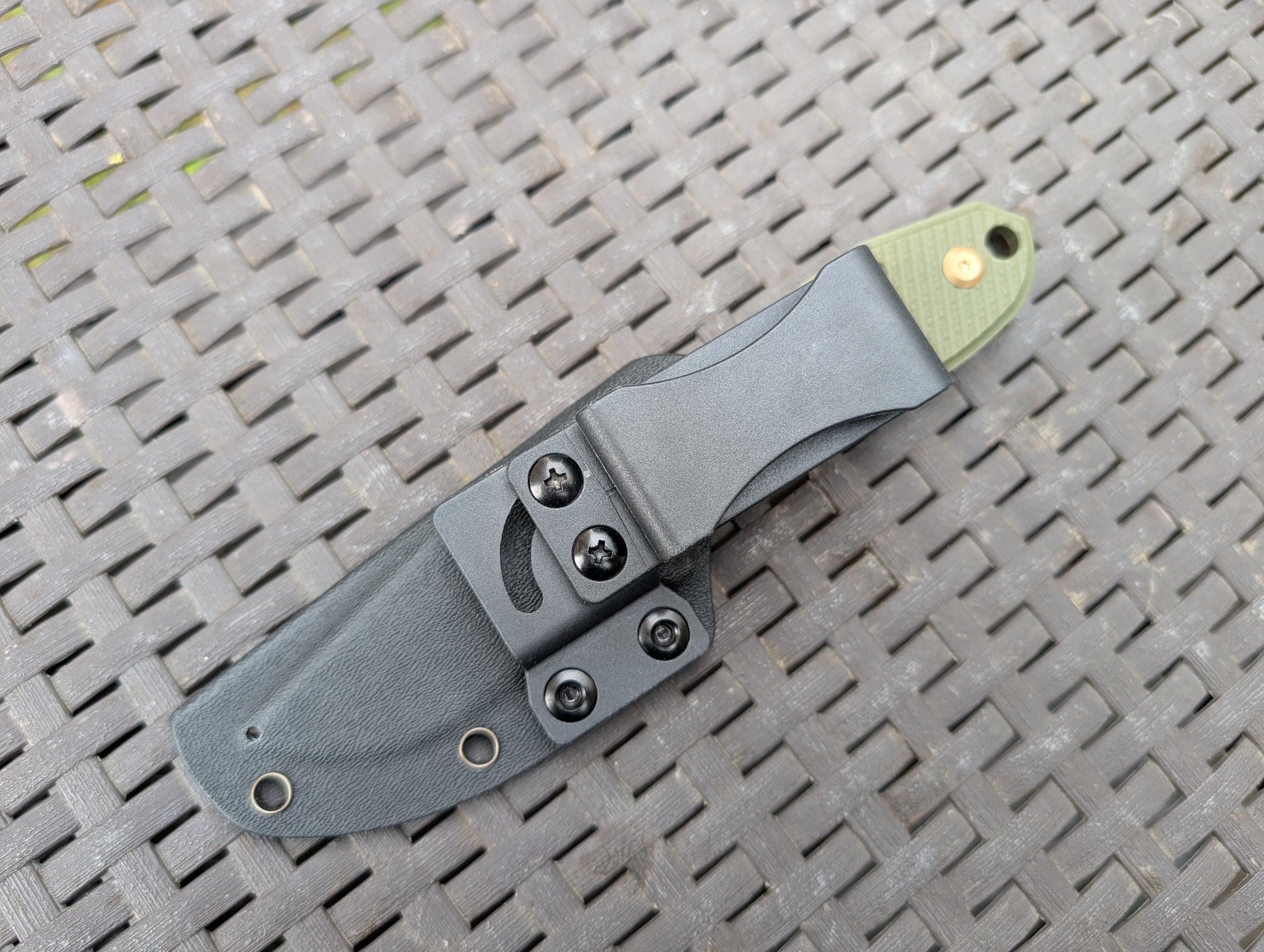 TENABLE TINY DANCER Couteau Fixe EDC D2 G10 MUGEN KNIVES