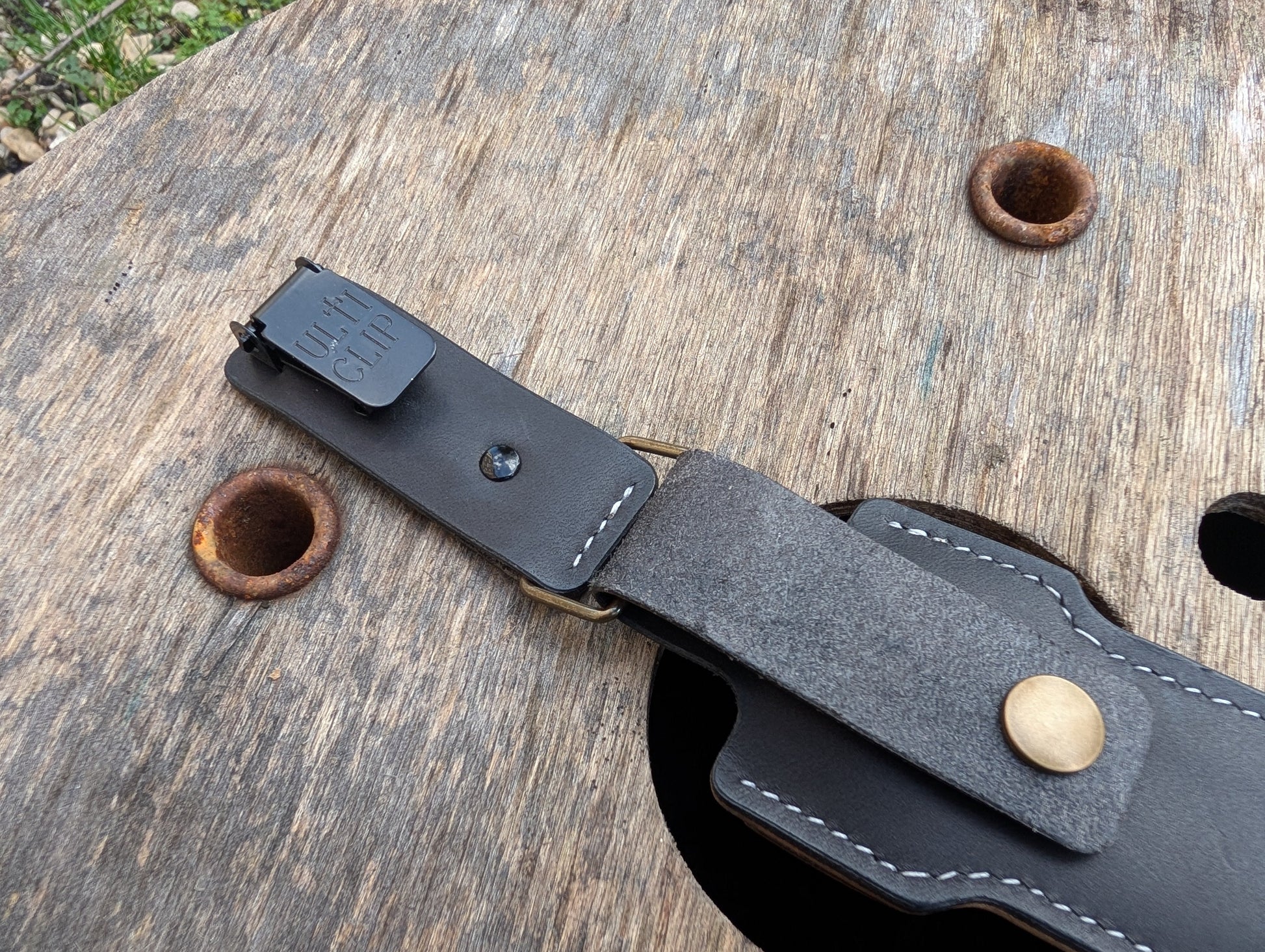 PACK KORO+ ETUI CUIR NATURE ET ACIER MUGEN KNIVES