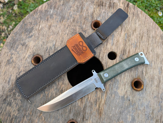 PACK KORO+ ETUI CUIR NATURE ET ACIER MUGEN KNIVES