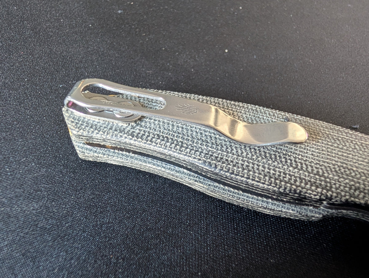KIZER SEAGULL Couteau EDC 14C28N Micarta Linerloc MUGEN KNIVES