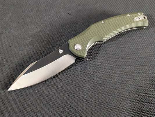 QSP SNIPE Couteau EDC D2 G10 Linerlock MUGEN KNIVES