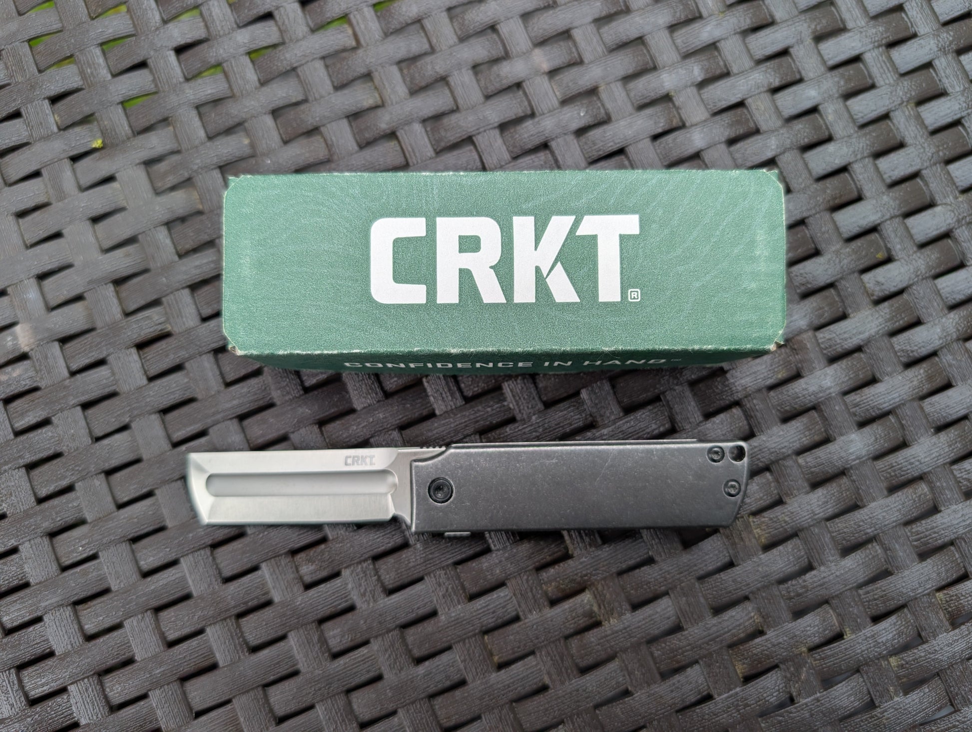 CRKT MINIMALIX Couteau EDC 12C27 ACIER INOX Framelock MUGEN KNIVES