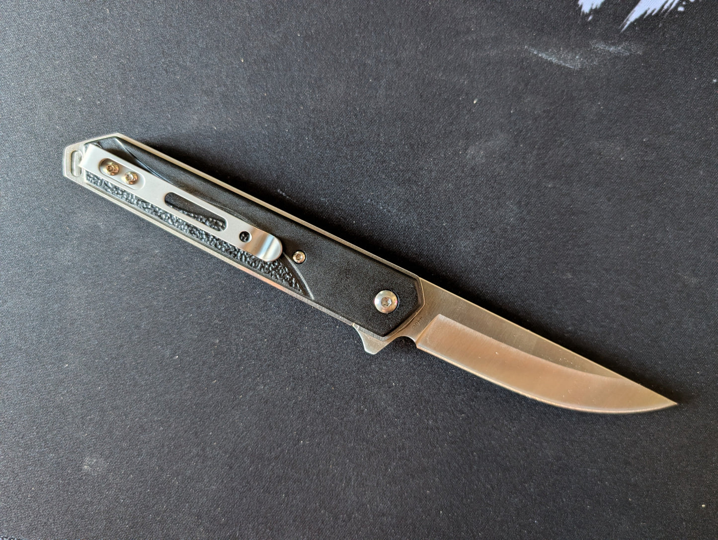 BOKER MAGNUM JAPANESE IRIS Couteau EDC 440C Aluminiul Linerlock MUGEN KNIVES