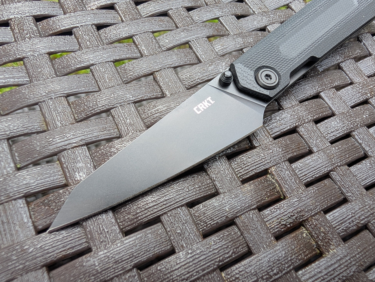 CRKT STRAIGHT Couteau EDC D2 G10 Framelock MUGEN KNIVES