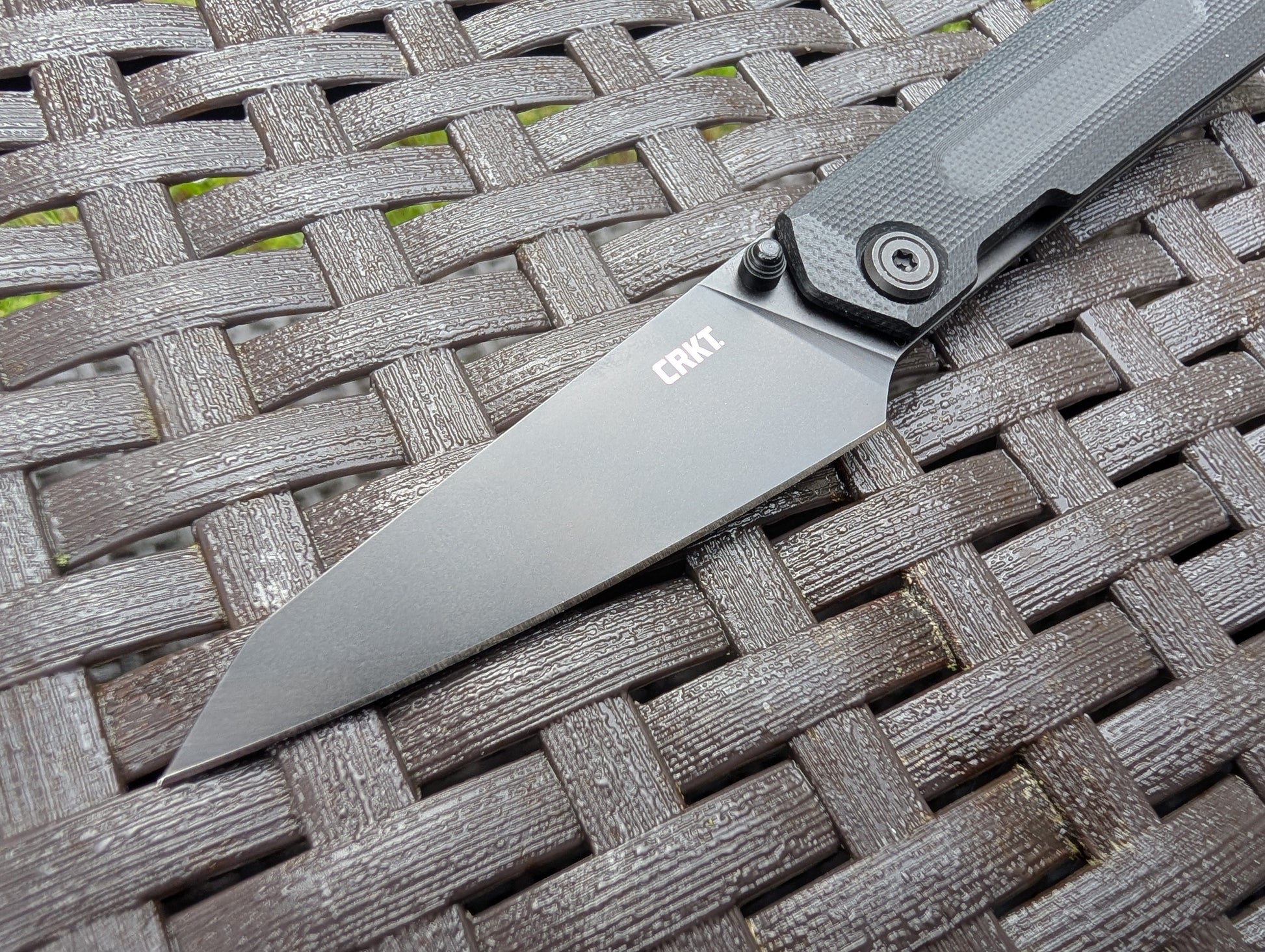 CRKT STRAIGHT Couteau EDC D2 G10 Framelock MUGEN KNIVES