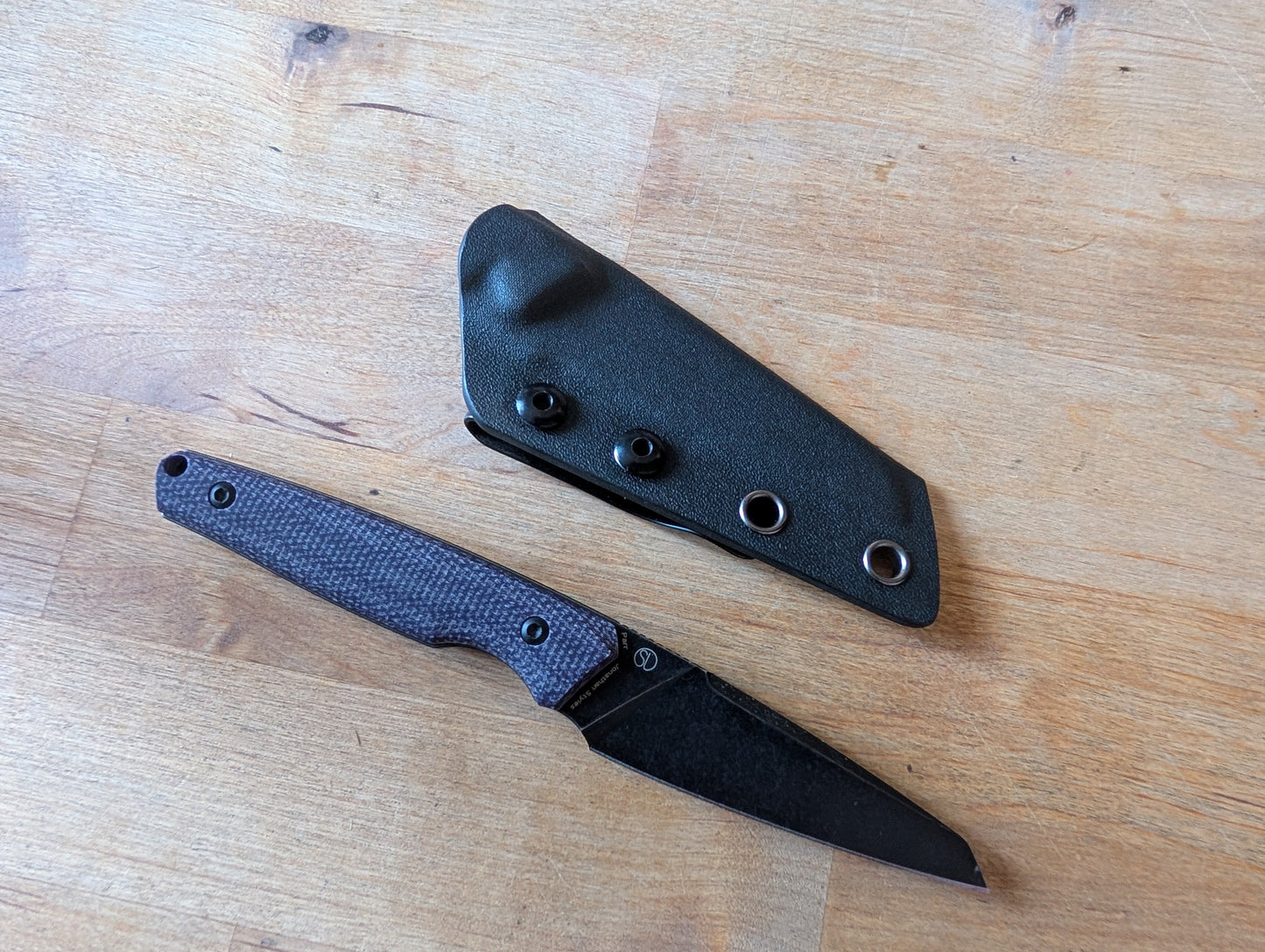 TENABLE PARR Couteau Fixe EDC 14c28n Micarta MUGEN KNIVES