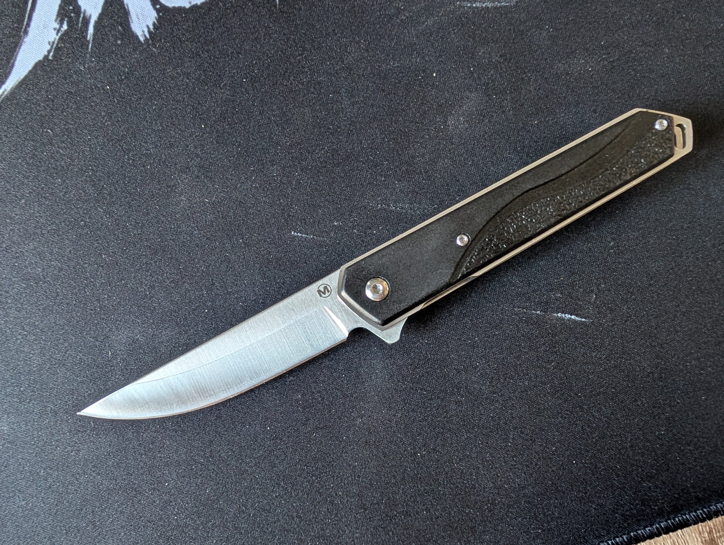 BOKER MAGNUM JAPANESE IRIS Couteau EDC 440C Aluminiul Linerlock MUGEN KNIVES