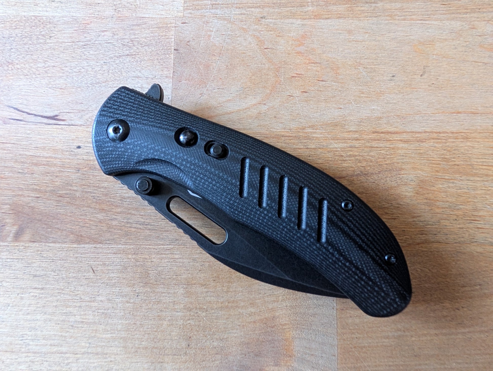 CRITICAL STRIKE ZULU Couteau EDC VG10 G10 Button lock MUGEN KNIVES