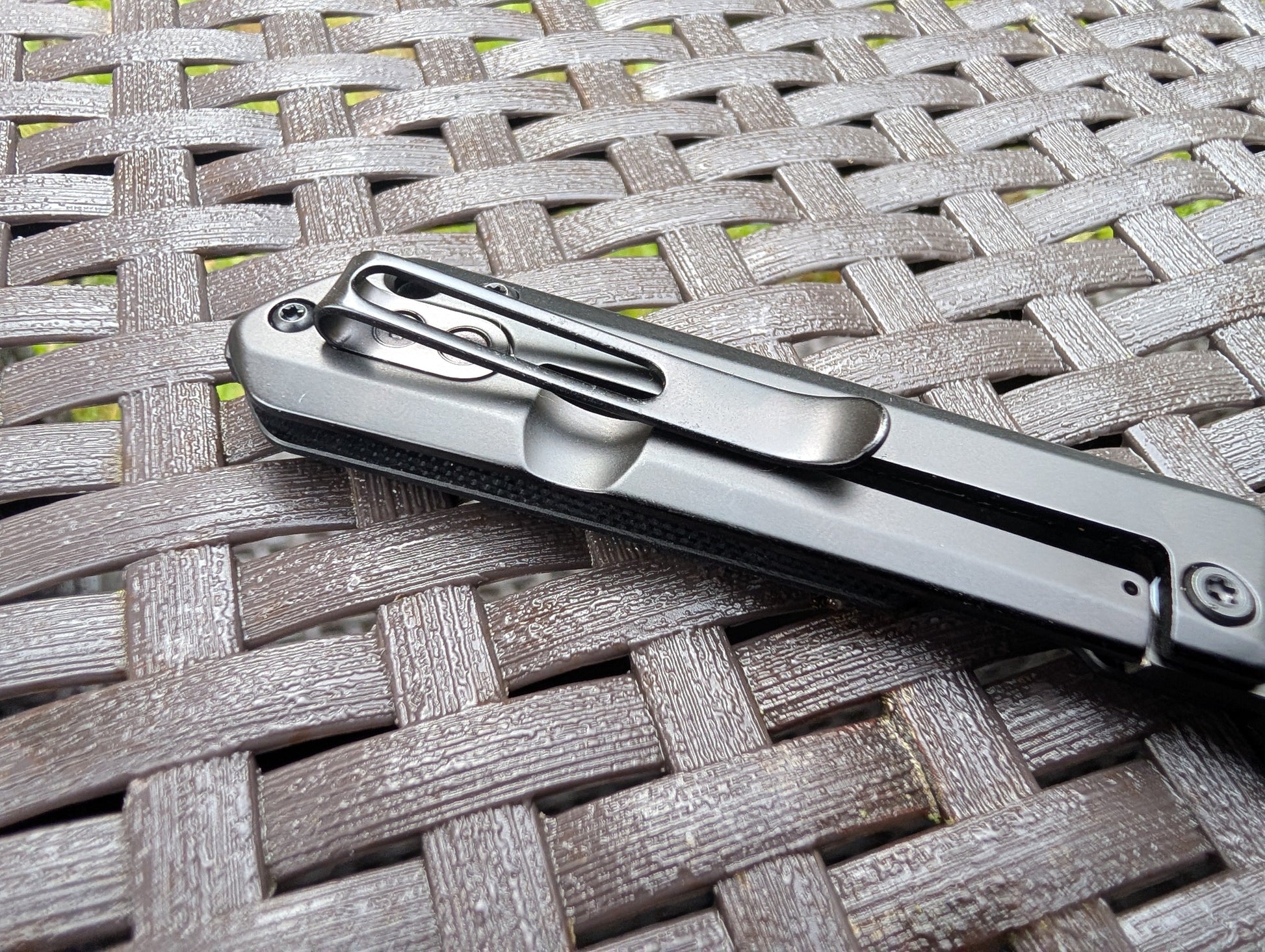 CRKT STRAIGHT Couteau EDC D2 G10 Framelock MUGEN KNIVES