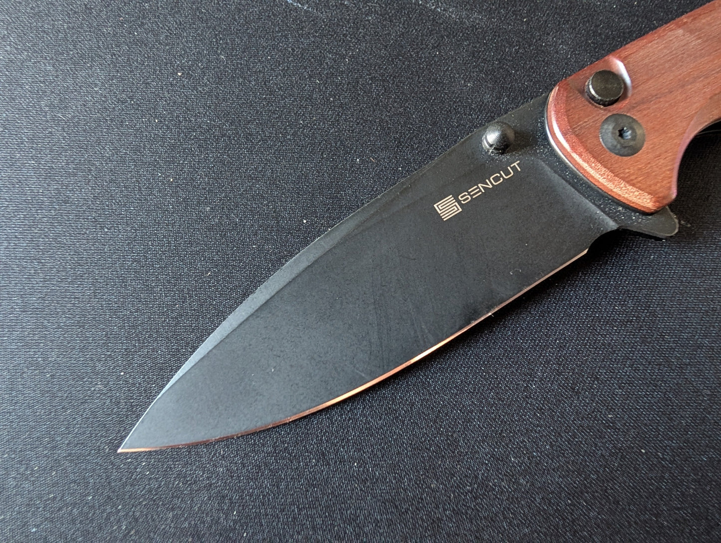 SENCUT SACHSE Couteau EDC 9Cr18MoV Cuibourtia Linerlock MUGEN KNIVES