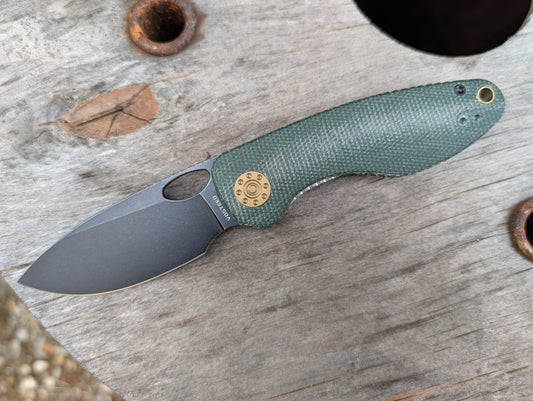 VOSTEED ACORN Couteau EDC 14C28N Micarta Linerlock MUGEN KNIVES
