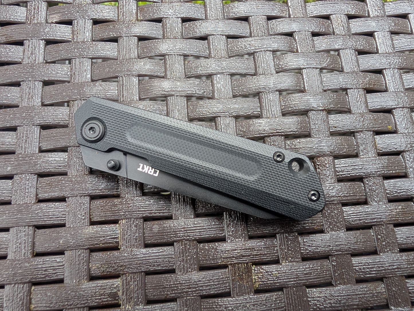CRKT STRAIGHT Couteau EDC D2 G10 Framelock MUGEN KNIVES