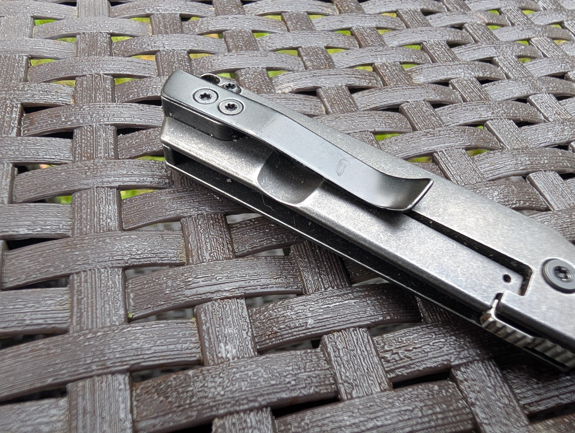 CRKT MINIMALIX Couteau EDC 12C27 ACIER INOX Framelock MUGEN KNIVES