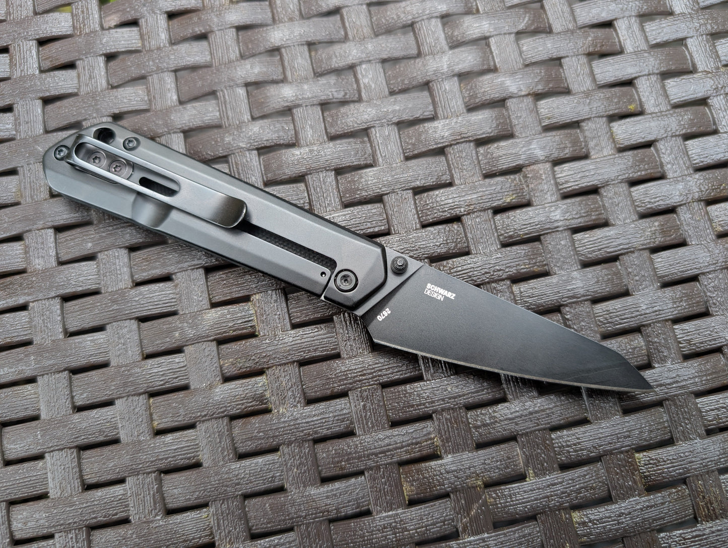 CRKT STRAIGHT Couteau EDC D2 G10 Framelock MUGEN KNIVES