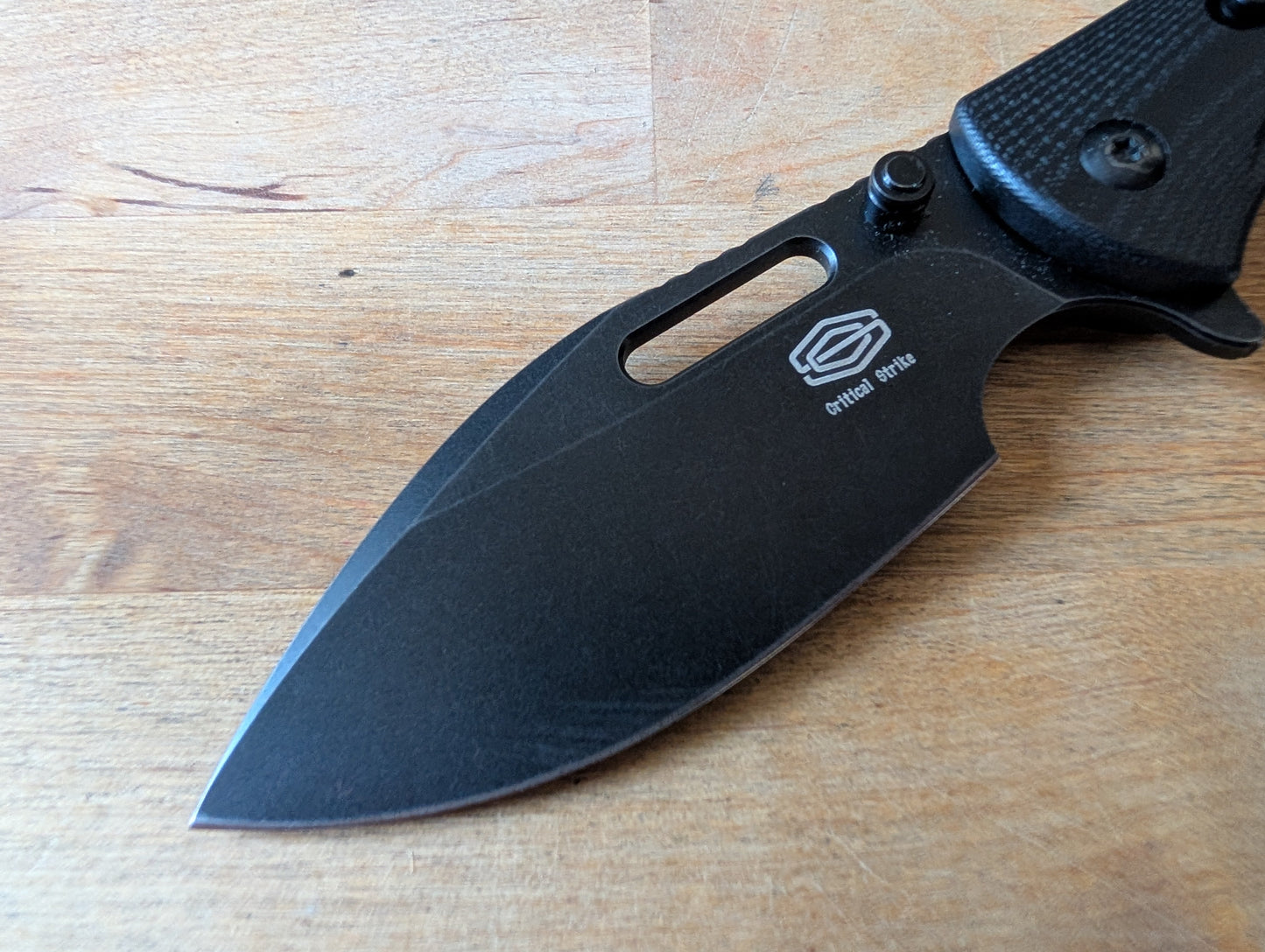 CRITICAL STRIKE ZULU Couteau EDC VG10 G10 Button lock MUGEN KNIVES