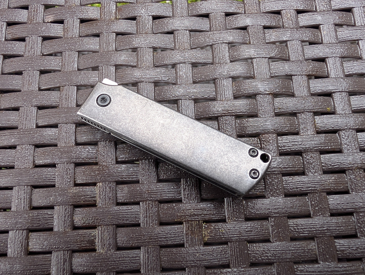 CRKT MINIMALIX Couteau EDC 12C27 ACIER INOX Framelock MUGEN KNIVES