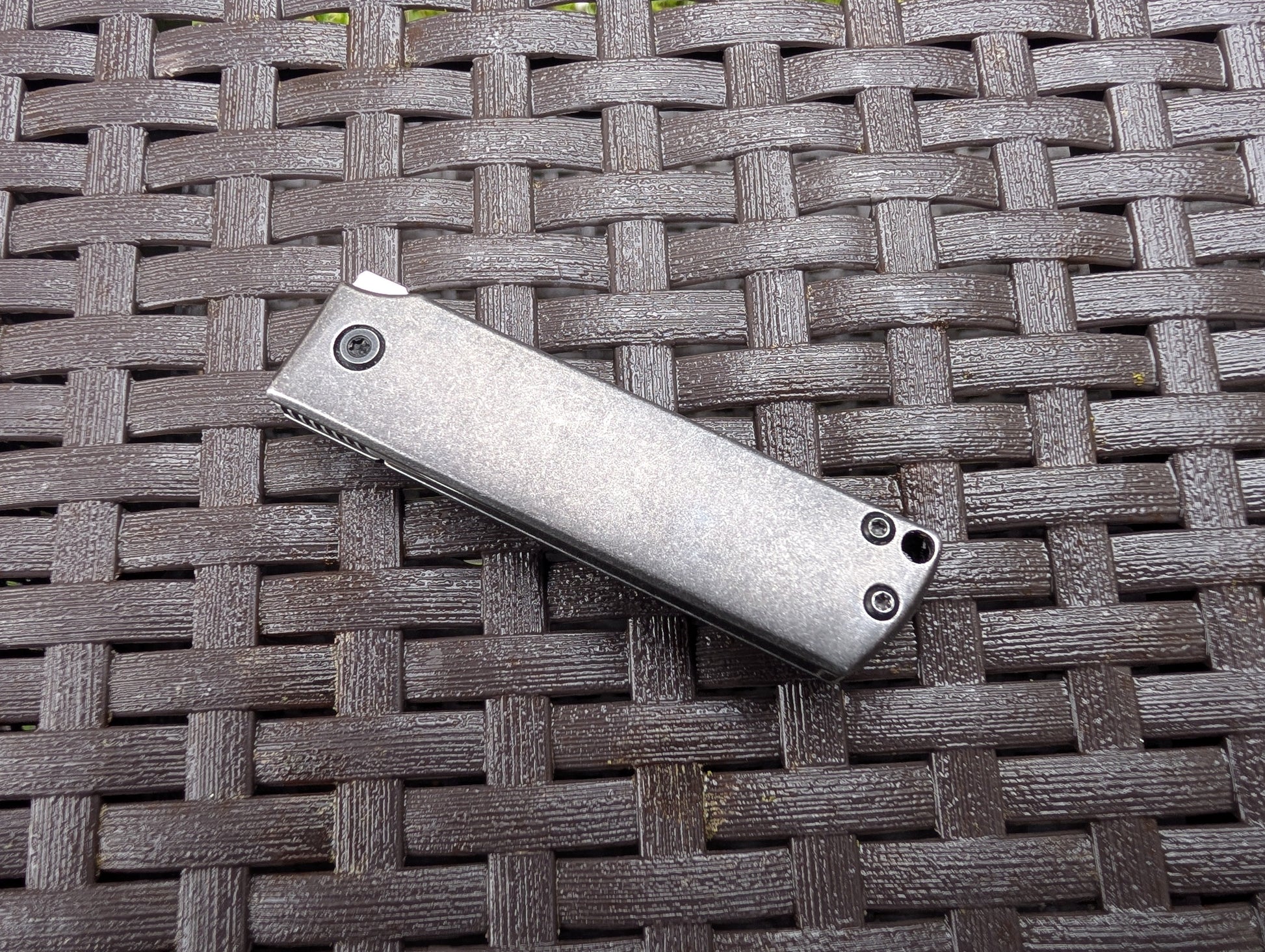 CRKT MINIMALIX Couteau EDC 12C27 ACIER INOX Framelock MUGEN KNIVES